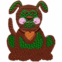 Dogs Embroidery Design 4